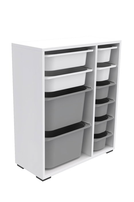 Hanah Home Zen 2D2K6U Blanco y Gris